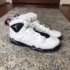 Air Jordan 7 WhiteFuschia 442960 127 Sz 6.5Y sz 8W